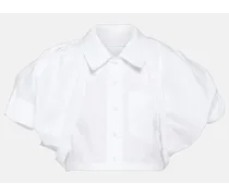 Camicia cropped Pavane in misto cotone