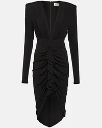 Alexandre Vauthier Abito midi in jersey Nero