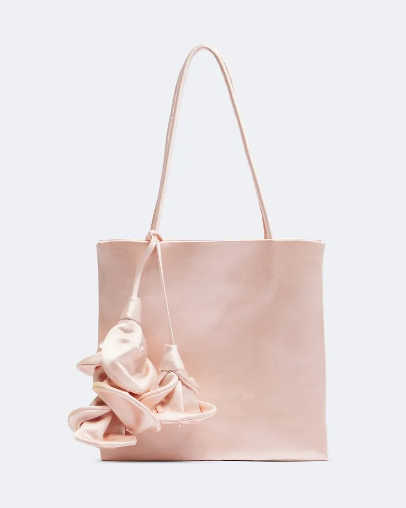 Magda Butrym Borsa a spalla Julia Small in satin Rosa