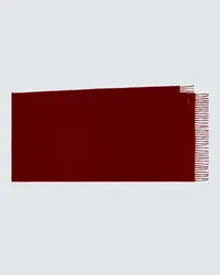 Loro Piana Sciarpa Grande Unita in cashmere Rosso