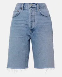 AGOLDE Shorts di jeans 90's a vita media Blu