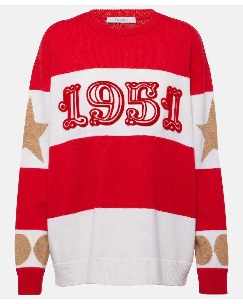 Max Mara Pullover Dirce in lana e cashmere Multicolore