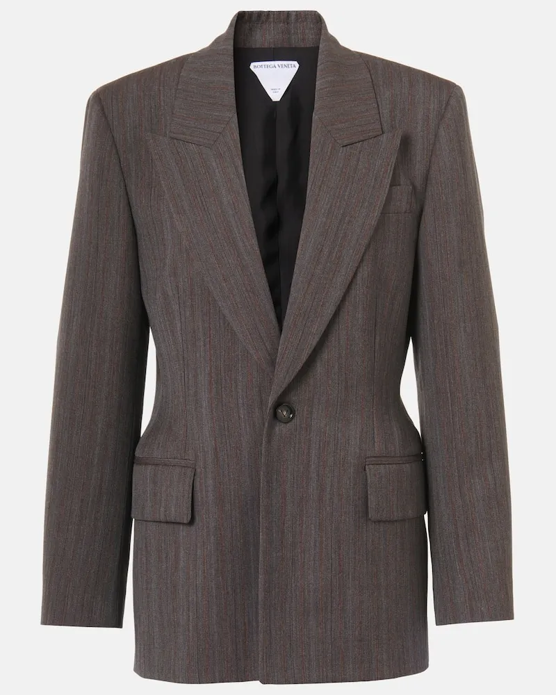 Bottega Veneta Blazer in lana Grigio