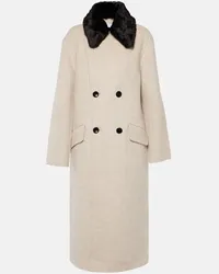 Proenza Schouler White Label - Cappotto Emma in misto lana Beige