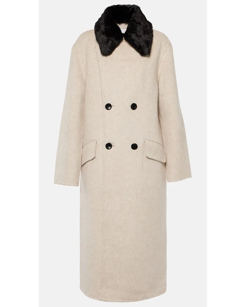 Proenza Schouler White Label - Cappotto Emma in misto lana Beige