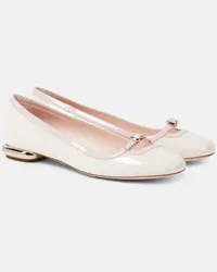 Roger Vivier Ballerine Choc B Mini in pelle Rosa