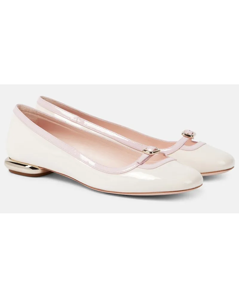 Roger Vivier Ballerine Choc B Mini in pelle Rosa
