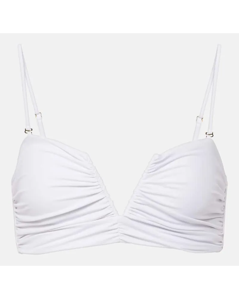 JADE SWIM Top bikini Calla Bianco