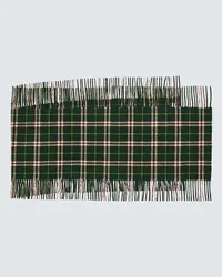 Burberry Sciarpa in cashmere Burberry Check Verde