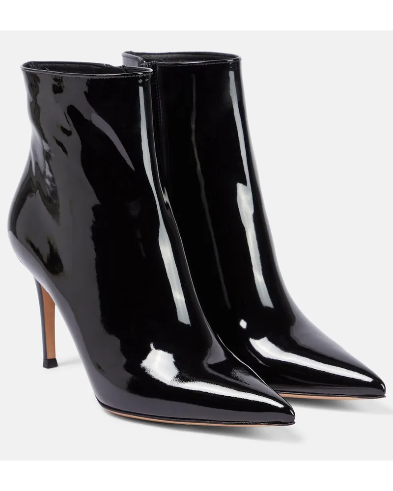 Gianvito Rossi Stivaletti in vernice Nero