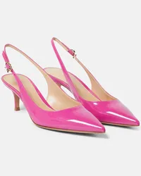 Gianvito Rossi Pumps slingback Ribbon in vernice Rosso