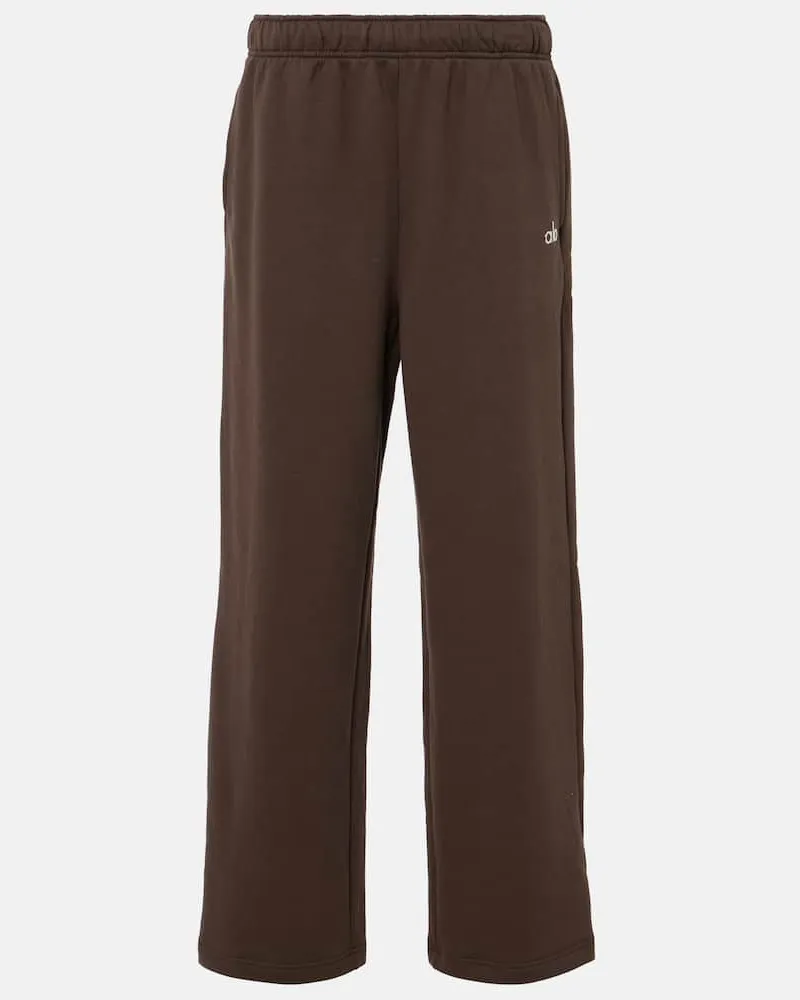 alo Pantaloni sportivi Accolade in French Terry Marrone