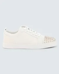 Christian Louboutin Sneakers Louis Junior Spikes Bianco