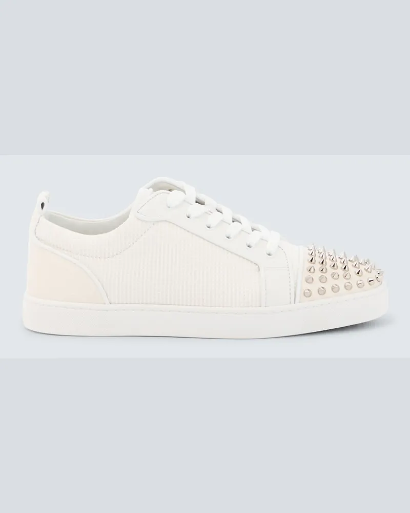 Christian Louboutin Sneakers Louis Junior Spikes Bianco