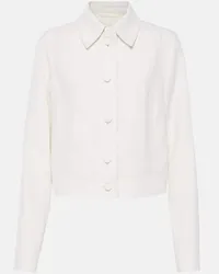 Gabriela Hearst Giacca Thereza cropped Bianco