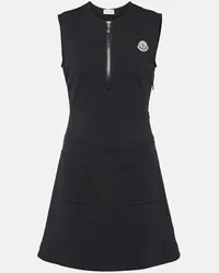 Moncler Miniabito in misto cotone Nero