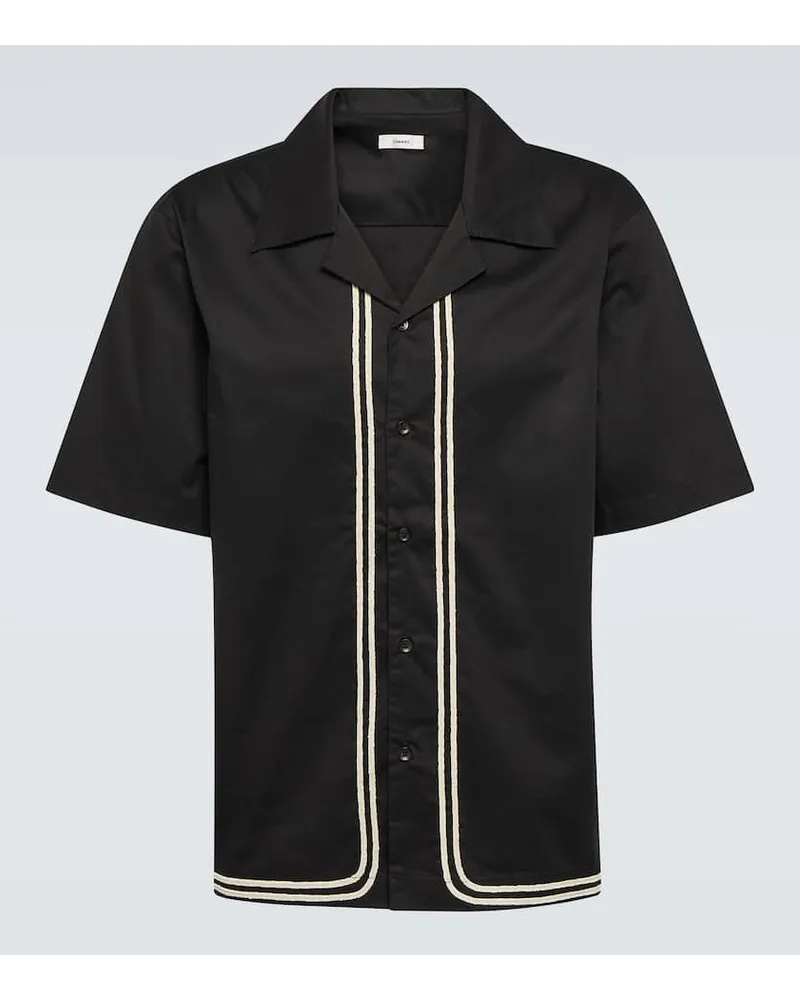 COMMAS Camicia in cotone Nero