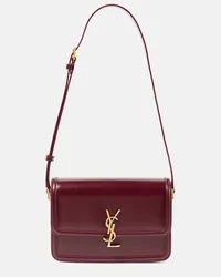 Saint Laurent Borsa a tracolla Solferino Medium in pelle Rosso