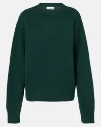 extreme cashmere Pullover N°373 Oldie in cashmere Verde