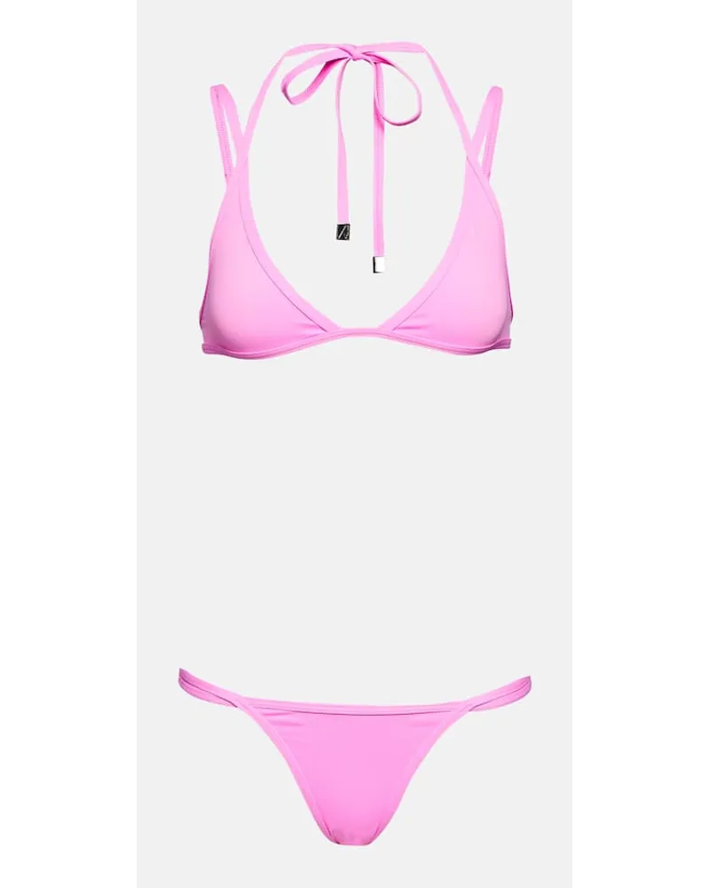 ATTICO Bikini con scollo allâamericana Rosa