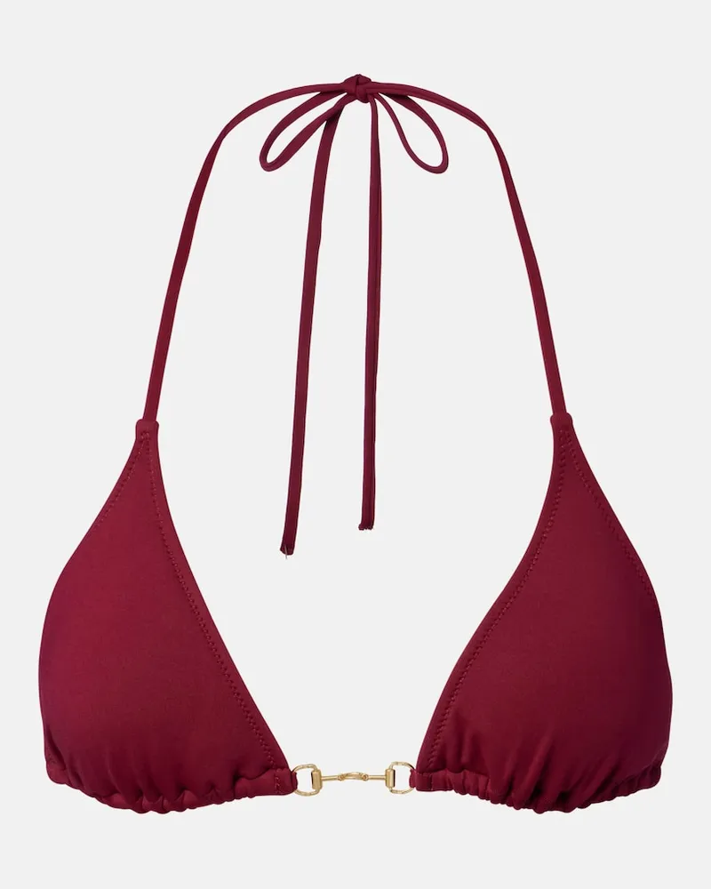 Melissa Odabash Top bikini Menorca Borgogna