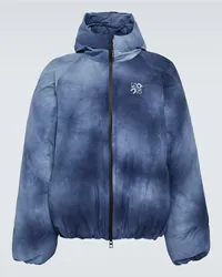 Loewe x On - Giacca imbottita tie-dye Blu