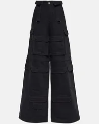 VETEMENTS Pantaloni cargo in cotone Nero