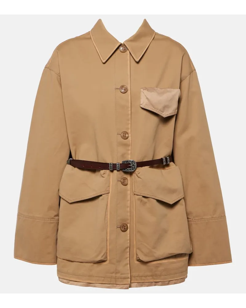 Dorothee Schumacher Giacca Perfect Match in cotone Beige