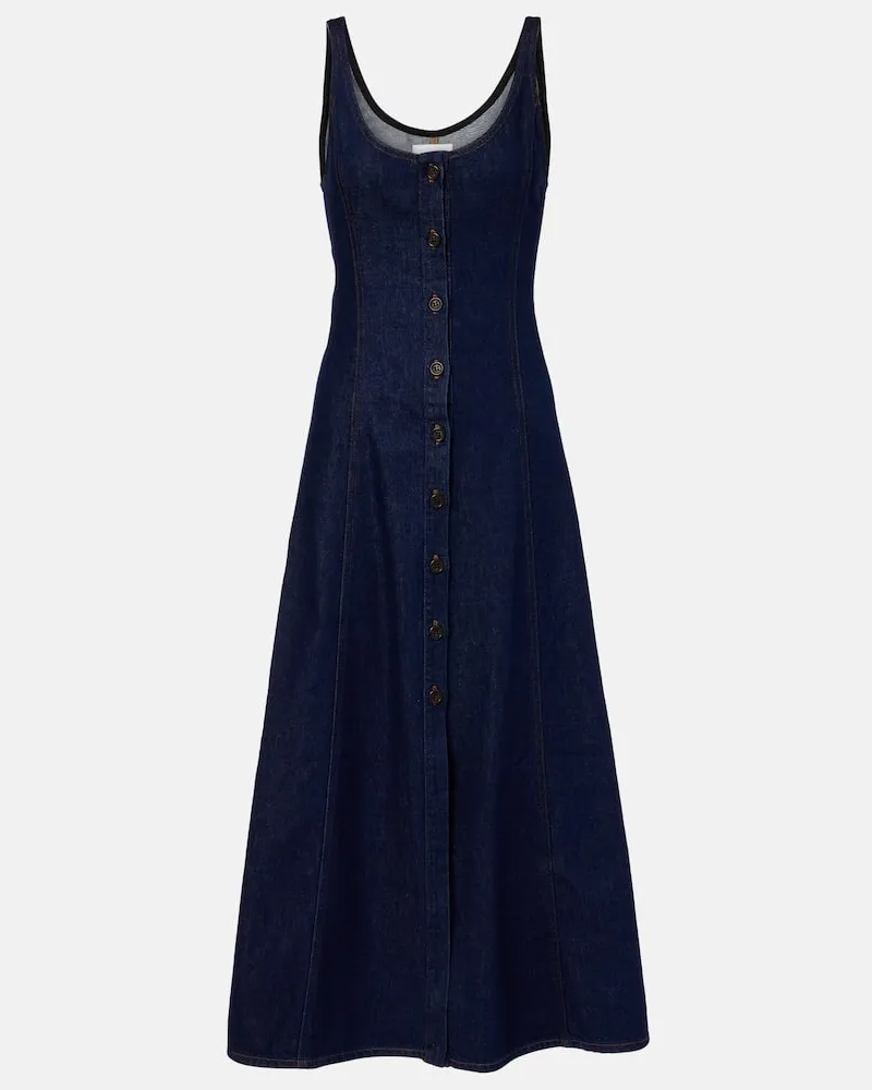 Citizens of humanity x Argent - Abito midi in denim Farrow Blu