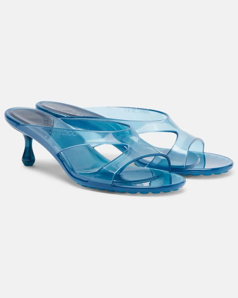 Jimmy Choo Mules Jelly Drop Blu