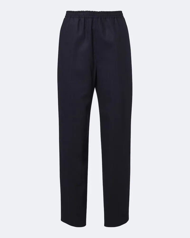 Jil Sander Pantaloni a gamba larga in lana Blu