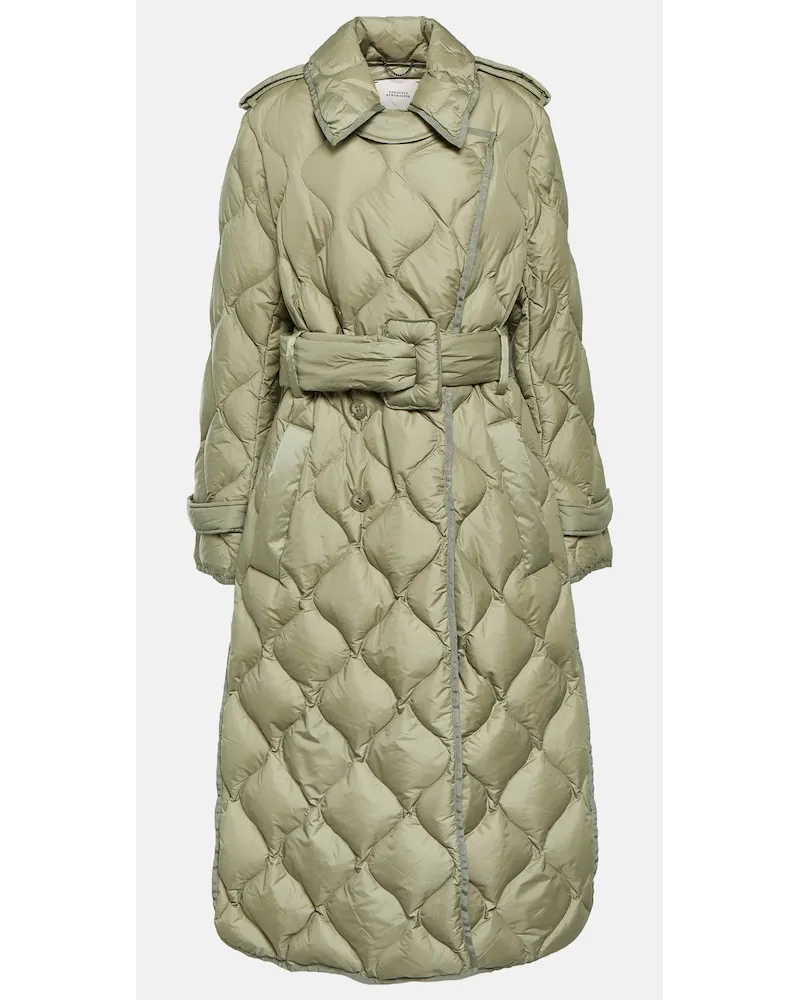 Dorothee Schumacher Trench trapuntato in piuma Neutro