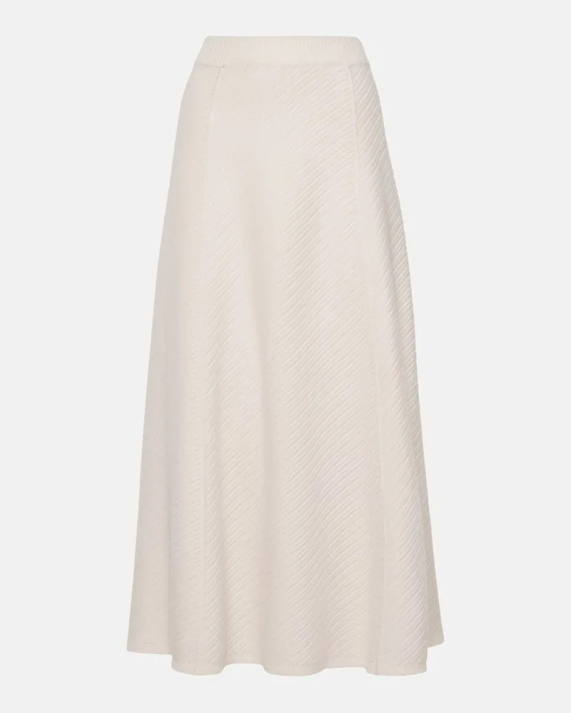 Joseph Gonna midi in maglia a coste Bianco