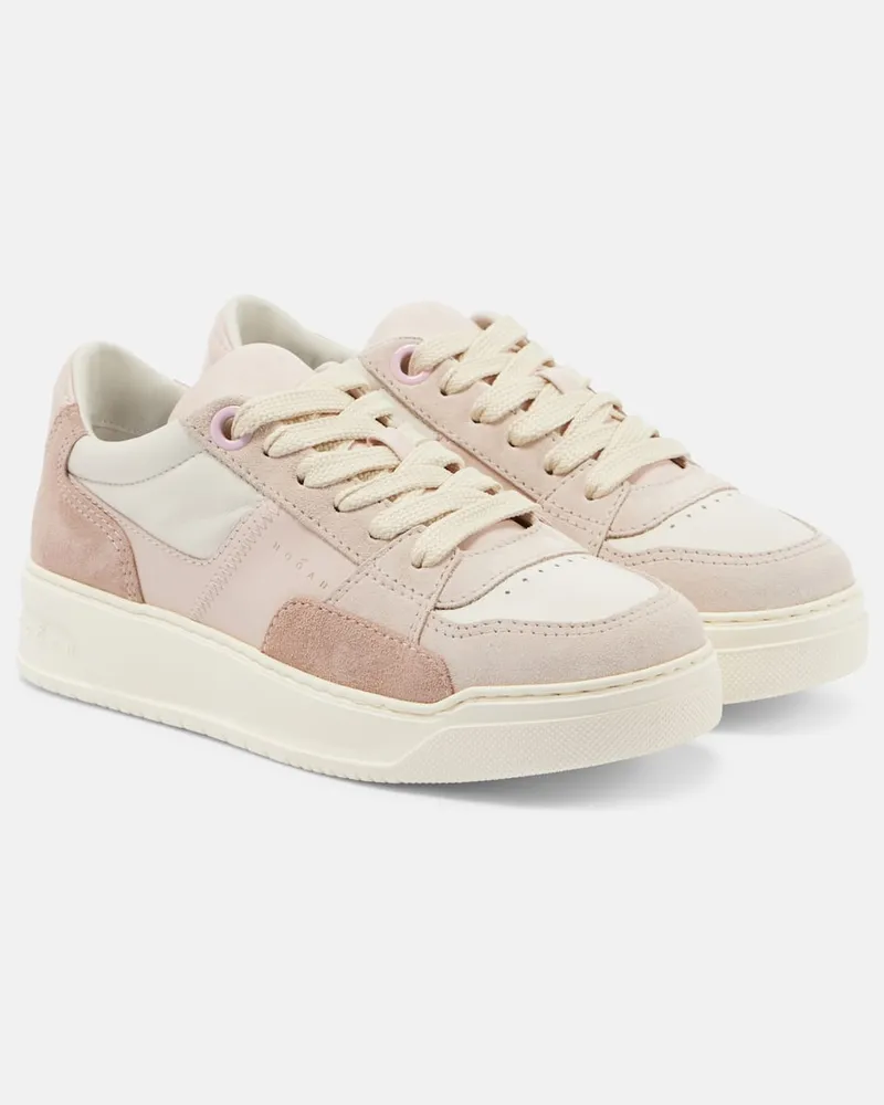 Hogan Sneakers H667 in pelle Rosa