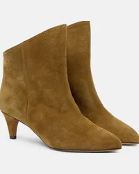 Isabel Marant Stivaletti Dripi in suede Marrone