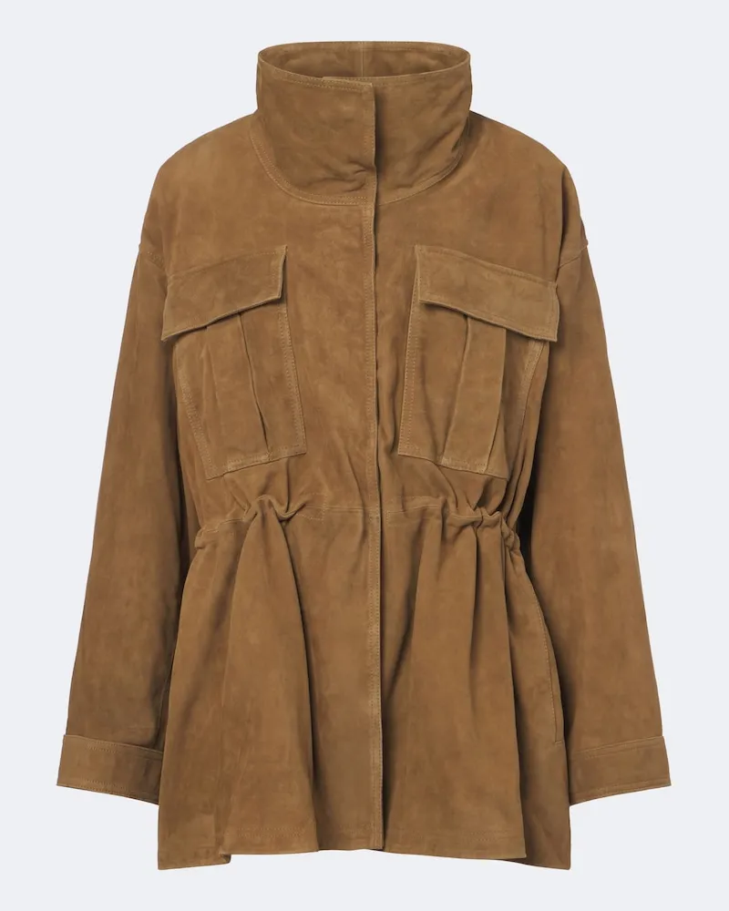 Róhe Róhe Giacca oversize in suede Beige