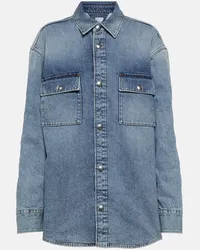 Bottega Veneta Camicia di jeans oversize Blu