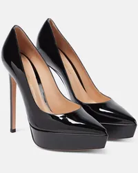 Gianvito Rossi Pumps con plateau in vernice Nero