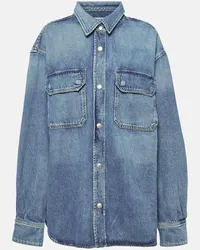 AGOLDE Camicia di jeans oversize Camryn Blu