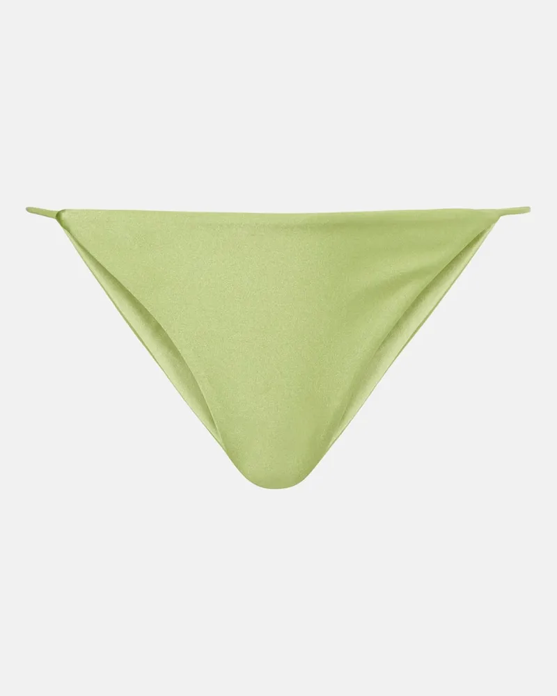 JADE SWIM Slip bikini Bare Minimum Verde