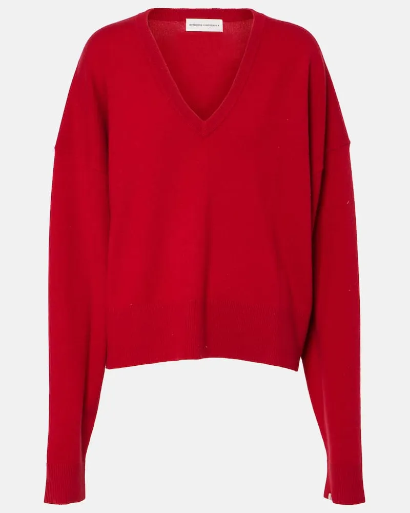 extreme cashmere Pullover NÂ°224 Clash in misto cashmere Rosso