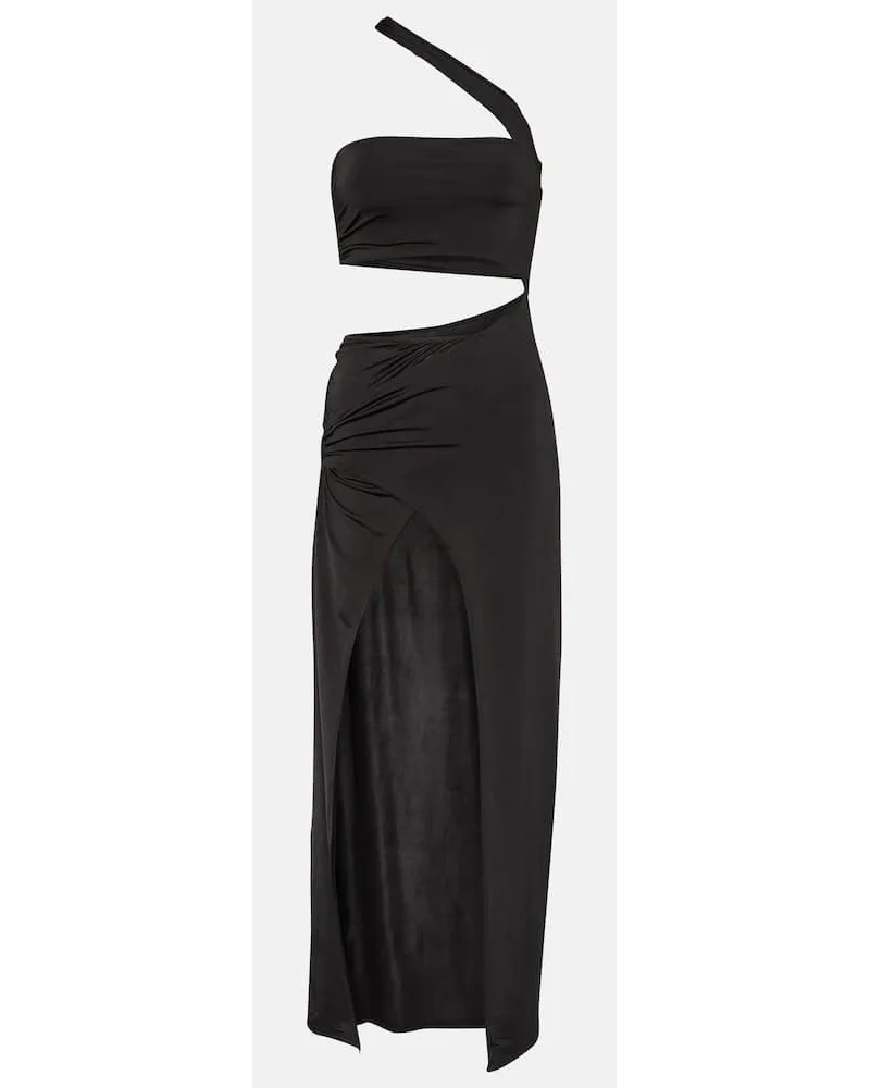 JADE SWIM Abito lungo Gava con cut-out Nero