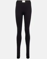 Dolce & Gabbana Leggings Re-Edition in jersey Nero