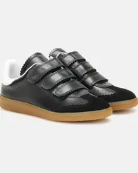 Isabel Marant Sneakers Beth in pelle e suede Nero