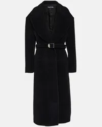 Tom Ford Cappotto in alpaca e lana Nero