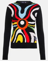 Emilio Pucci x Fusalp - Cardigan in lana con intarsi Multicolore