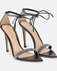 Gianvito Rossi Sandali Montecarlo in pelle Nero