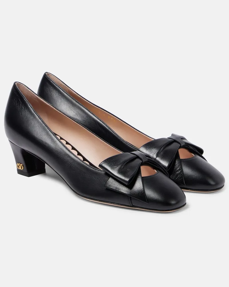 Valentino Garavani Pumps Bowow 45 in pelle Nero