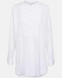 The Row Camicia oversize Amalia in popeline Bianco