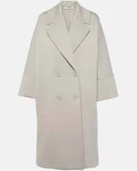 Max Mara Cappotto doppiopetto Marica in jersey Neutro